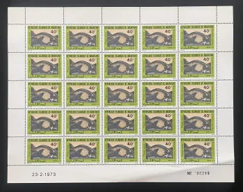 Mauritanie 1973 YT 305 planche phoque moine Monachus monachus faune