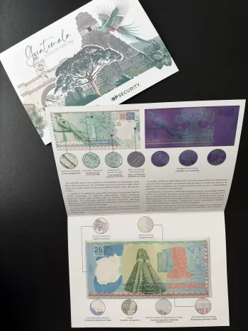 CDMB-? Guatemala 2026 Housenote BP Security billet test folder Tikal Quetzal