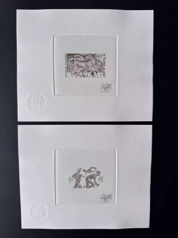 New Caledonia 1995 YT 684 Artist event cycling athletics swimming