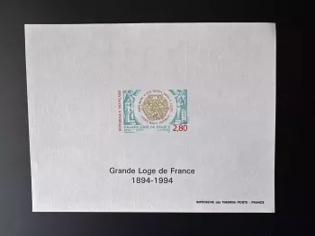 France 1994 YT 2912 épreuve de luxe Grande Loge Franc-Maçonnerie Masonic