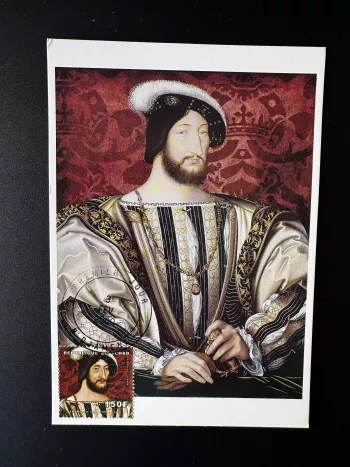 Chad 1999 Mi. 1942 card maximum Francis I king Renaissance art painting
