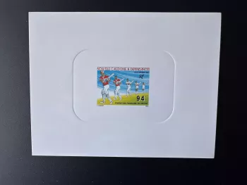 Nouvelle-Calédonie 1987 YT PA 256 épreuve de luxe Cricket Sport Fédération
