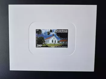 Französisch-Polynesien 1986 YT PA 194 Luxusprobe Tempel Avera Rurutu Kirche