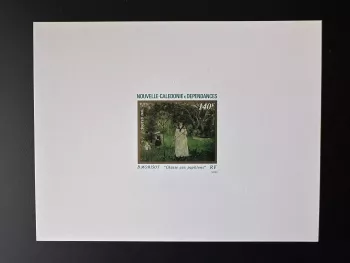 New Caledonia 1986 YT 530 luxury proof Morisot Butterfly hunt Art
