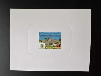 New Caledonia 1987 YT 537 luxury proof Mont Dore Mairie Architecture