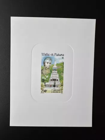 Wallis et Futuna 1987 YT PA 155 épreuve luxe Basilique Poi Architecture Religion