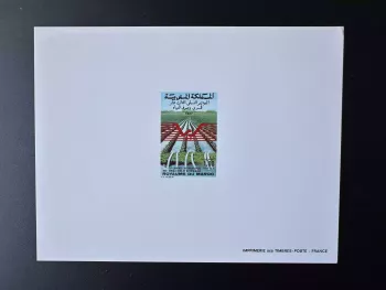 Maroc 1987 Mi. 1125 épreuve de luxe Irrigation Drainage Congrès Agriculture Eau