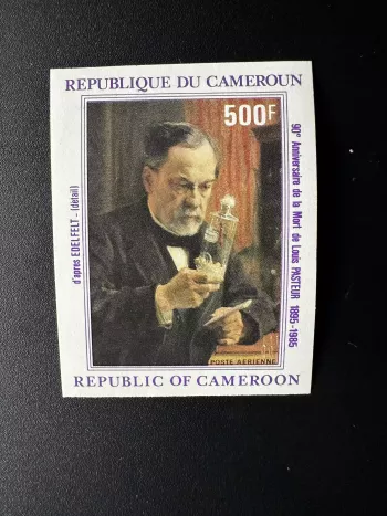Cameroun 1985 Mi. 1099 ND Louis Pasteur Chimiste Science Aérienne Poste Aviation