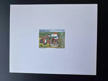 Burkina Faso 1989 Mi. 1209 épreuve de luxe Conseil de l'Entente Tracteur