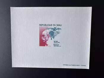 Mali 1975 Mi. 517 épreuve de luxe Clément Ader Aviation Pionnier Aéronautique