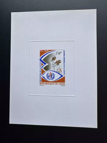 Mali 1976 Mi. 528 épreuve de luxe Poste Aérienne Journée Mondiale de la Santé