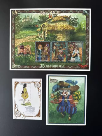 Tanzanie 1997 Mi. Bl. 2681-2683 Bl. 366-367 Conte Rumpelstiltskin Brothers Grimm