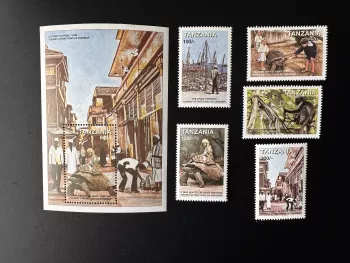 Tanzanie Mi. 3074 - 3079 Bl. 413 Attractions Touristiques Zanzibar Stone Town