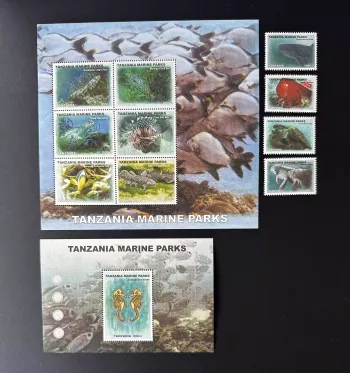 Tanzanie 2008 Mi. 4571 - 4580 Bl. 619 Parcs Marins Faune Poissons Hippocampes