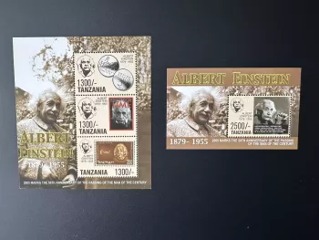 Tanzanie 2005 Mi. 4316 - 4318 Bl. 584 Albert Einstein 50e Anniversaire Physicien