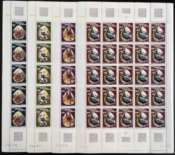 Benin 1978 YT 429-432 sheet birds chickens domestic animals duck