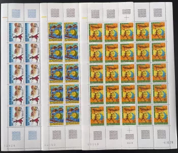 Benin 1978 YT 434-436 sheet UPU Universal Postal Union Post boat airplane