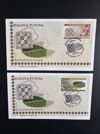 Wallis Futuna 2020 YT 933-934 FDC Kunst Korbflechterei Handwerk