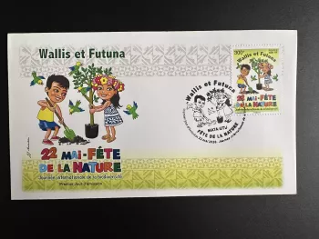 Wallis Futuna 2020 YT 924 FDC Fête Nature Biodiversité Enfants Arbres Oiseaux