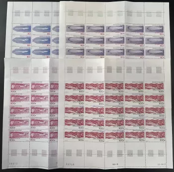 Benin 1977 YT PA 269-272 sheet Aircraft Concorde Aerospace Aviation