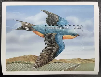 Burkina Faso 1998 YT Bl. 74 Rauchschwalbe Vogel Fauna Wildlife