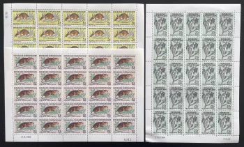 Zentralafrika 1966 YT 75-77 Nagetiere Säugetiere Fauna Tiere Natur
