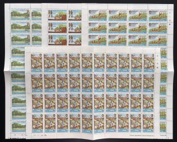Zentralafrika 1978 YT 342-345 James Cook Entdecker Schiff