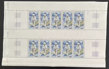 Central African 1975 YT PA 135 sheet Albert Schweitzer missionary doctor