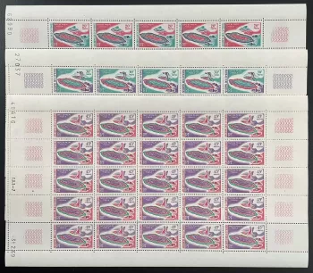 Comores 1969 YT 50-52 planche sheet tapis prière msoila