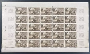 Congo 1970 YT 245 sheet ASECNA telecommunications aviation map Africa