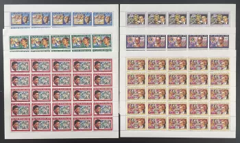 Kongo 1991 YT 923-928 Bogen Fußball Baseball Schach Mozart Löwen Rotary Golf
