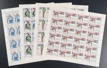 Kongo 1980 YT PA 264-267 Bogen OS Lake Placid Ski Zimiatov Moser-Pröll
