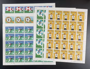Ivory Coast 1978 YT 458-462 sheet Football World Cup Argentina FIFA
