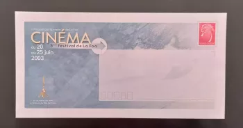 PAP Nouvelle-Calédonie 2003 Cinéma Festival La Foa - Entier postal neuf (rouge)