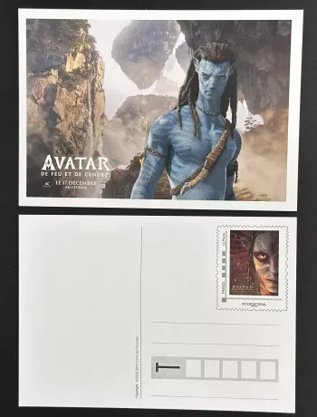 Stationery Prestamped Postcard Avatar Of Fire and Ashes France 2025