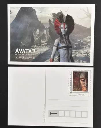 Stationery Pre-stamped Avatar Of Fire and Ashes Postcard - La Poste France