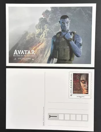 Postal stationery France Avatar Of Fire and Ashes - 2025 prestamped card