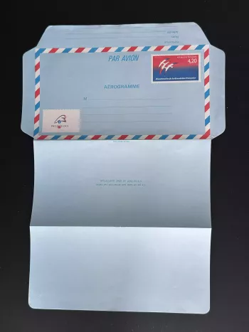 Aerogram France 4.20F Bicentenary French Revolution 1989 nine