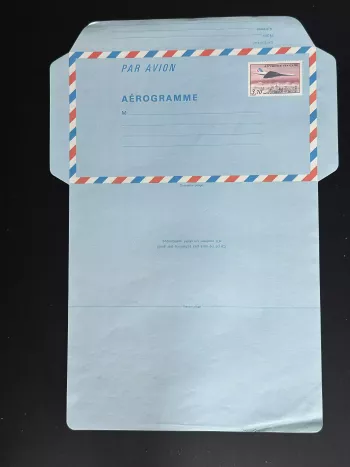 Aerogram France PAR AVION 3,70F Concorde nine - Postal stationery