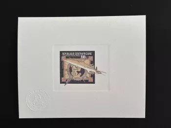 Central African Republic 1980 Mi. 696 artist proof Concorde Plane Cooperation