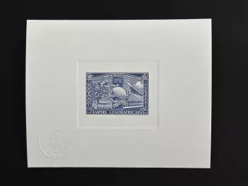 Central African Republic 1978 Mi. 547 artist proof UPU Poste Télécommunications