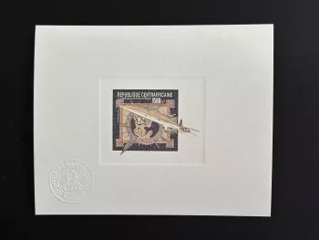 Central African Republic 1980 Mi. 696 artist proof Concorde Avion Europe Africa