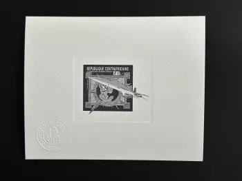 Central African Republic 1980 Mi. 696 artist proof Concorde Avion Europe Africa