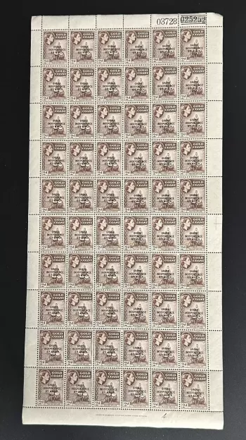 Ghana 1957 Mi. 8 Aufdruck Unabhängigkeit Gold Coast Königin Elisabeth II