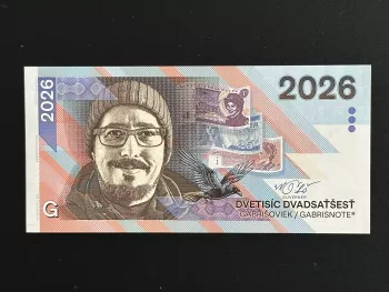 Matej Gabris Gabrisnote 2026 - Fancy ticket DVETISÍC DVADSAťŠESť