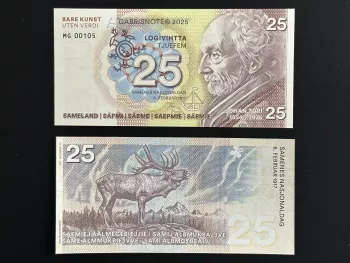 Matej Gabris GABRISNOTE 2025 Sameland Sápmi 25 Johan Turi - Fantasy Ticket