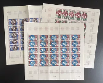 Dahomey 1966 YT PA 47-49 sheet UNESCO 20 years Africa education MNH