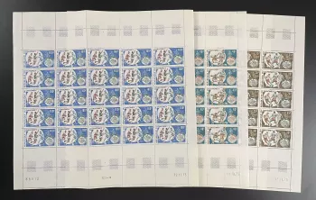 Dahomey 1973 YT PA 196-198 sheet Soccer Football World Cup Munich 1974 FIFA