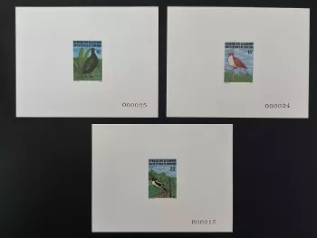Kamerun 1982 Mi. 985-987 Luxusprobe Vögel Fauna Schwalbe