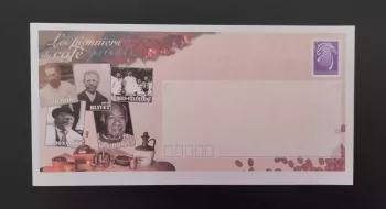 Enveloppe PAP Nouvelle-Calédonie Pionniers du café Sarraméa cagou violet
